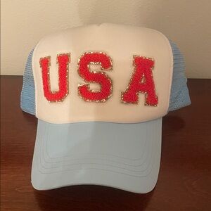 USA Embroidered Trucker Hat